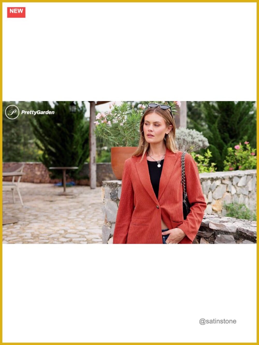 Women's Winter Corduroy Blazer Jacket Casual Dressy Work Business Outerwear - Picture 6 of 6